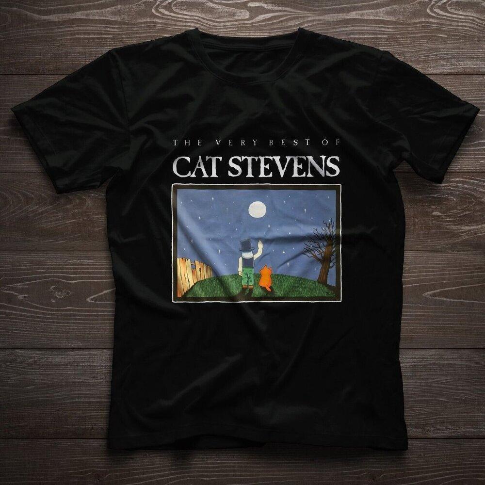 Cat Stevens Best Of 1989 Album Graphic T-Shirt Music Fan Gift Retro Band Tee